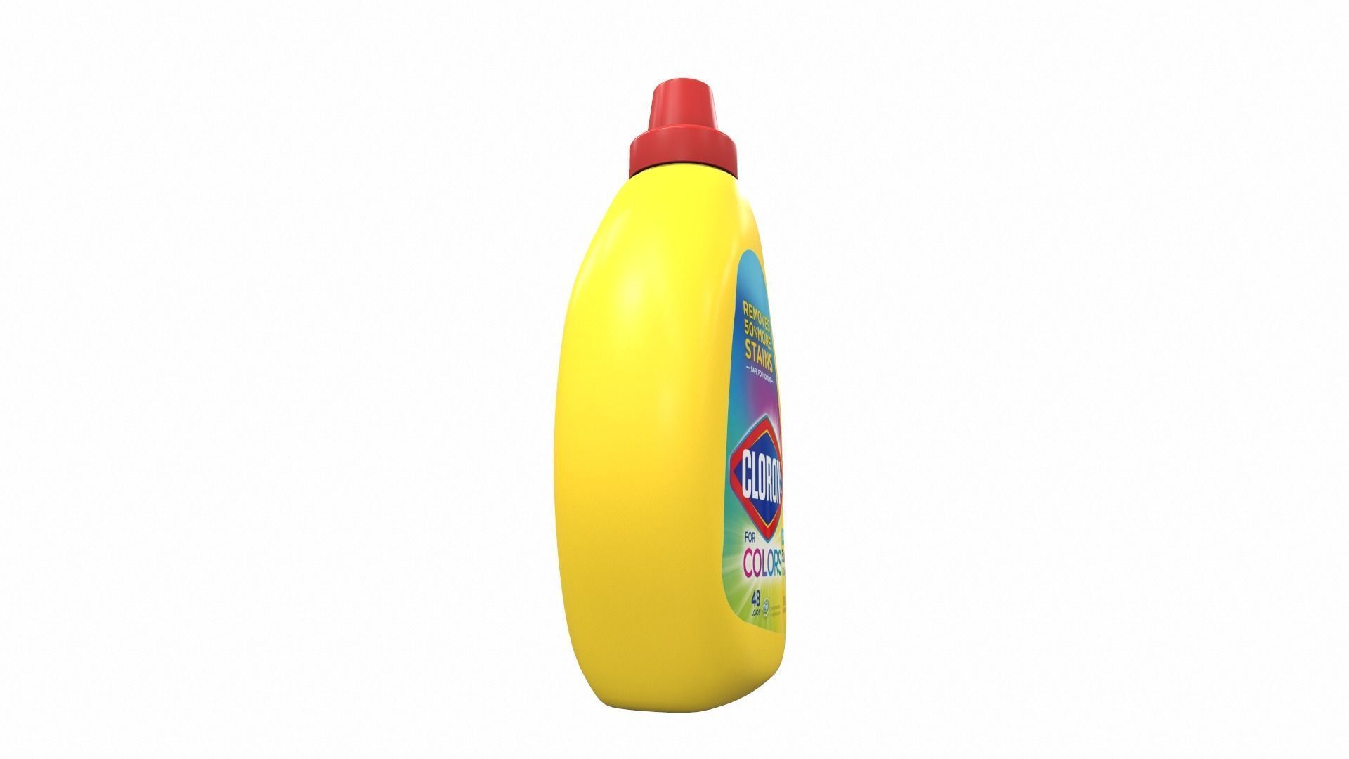 Cleaner bottle clorox 3D model_2