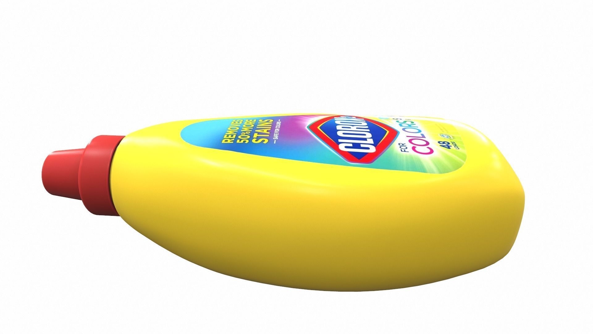 Cleaner bottle clorox 3D model_8