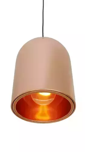 Hanging lamp 2 with high and low poly versions 3D model
