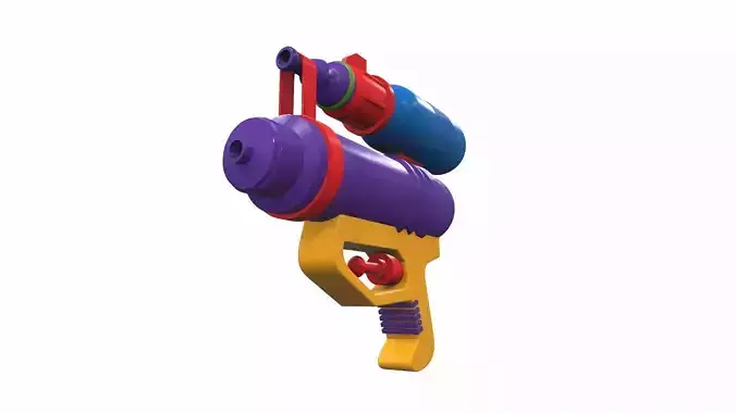 Toy water gun 3 3D model