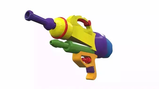 Toy water gun 7 3D model