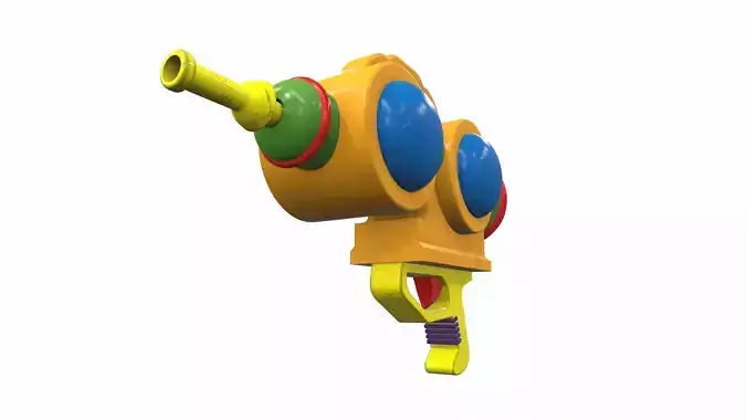 Toy water gun 6 3D model
