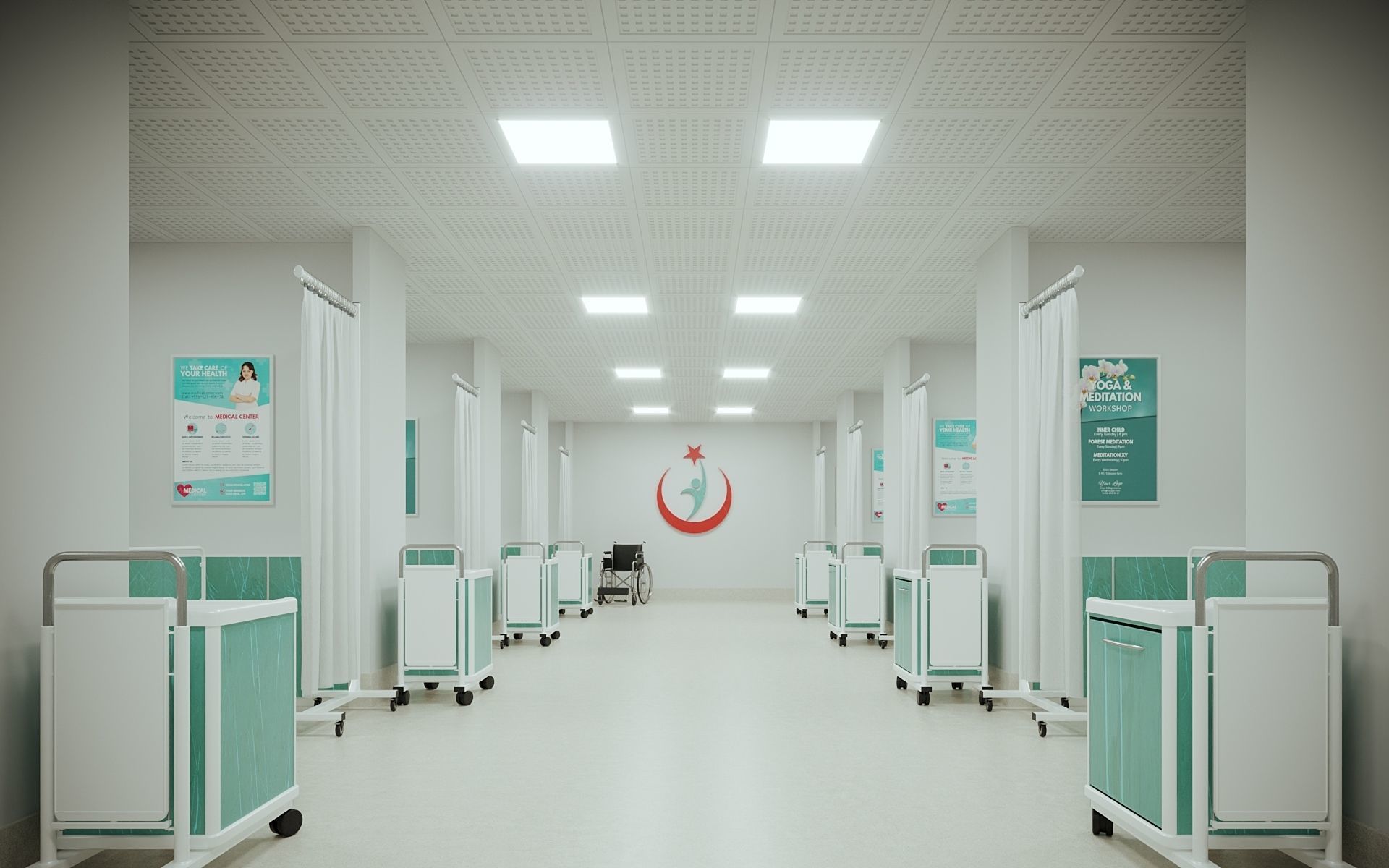 Emergency Service Low-poly 3D model_2