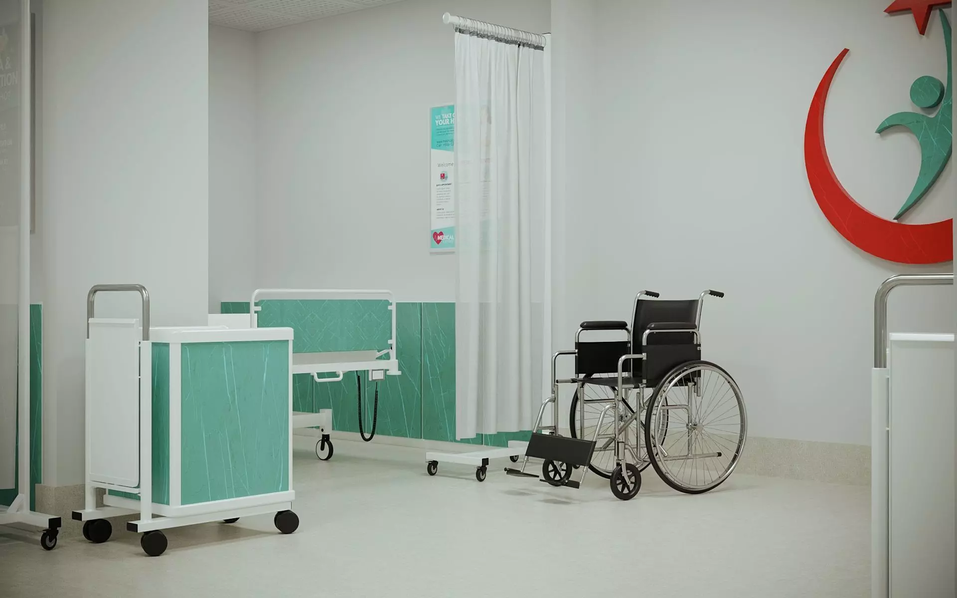 Emergency Service Low-poly 3D model_0