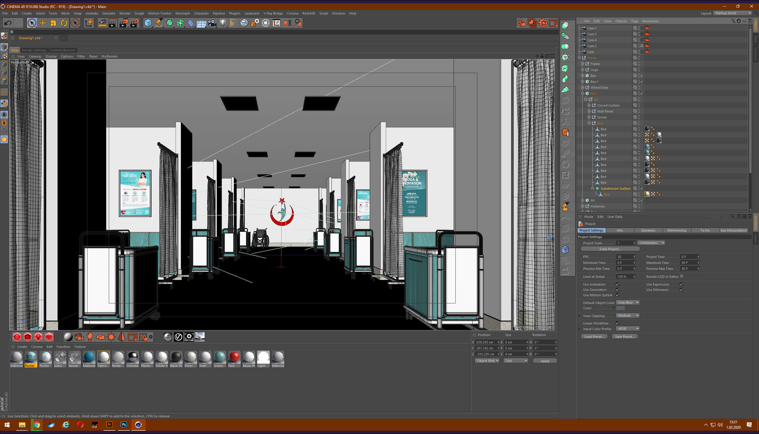 Emergency Service Low-poly 3D model_5