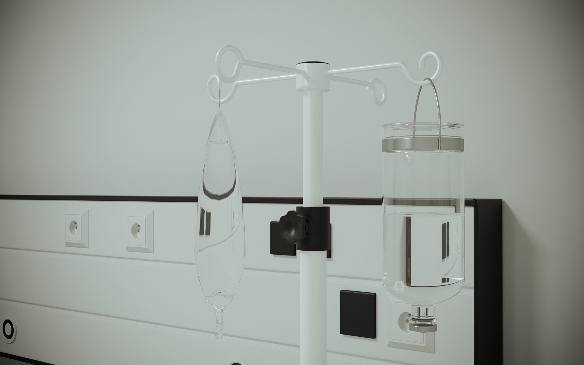 Emergency Service Low-poly 3D model_3