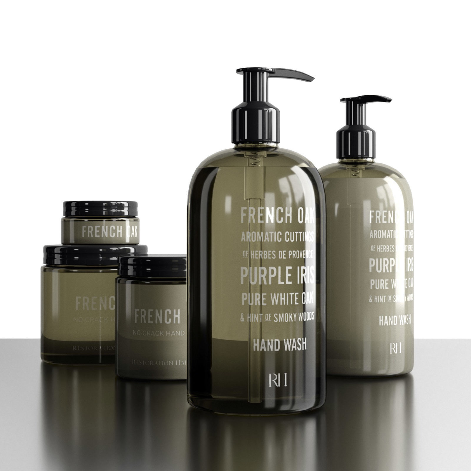 Restoration Hardware decorative set 3D model_1