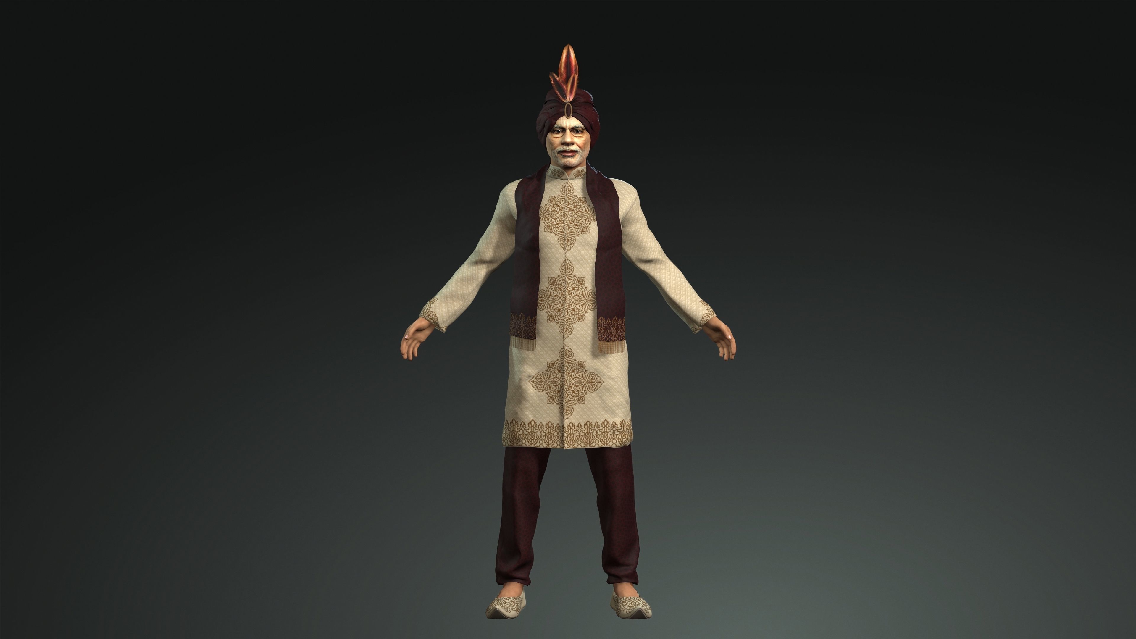 PM Narendra Modi 3D model rigged | CGTrader