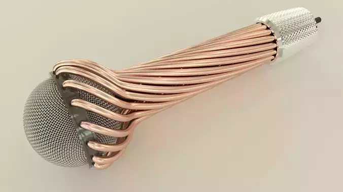 Microphone copper wire speaker