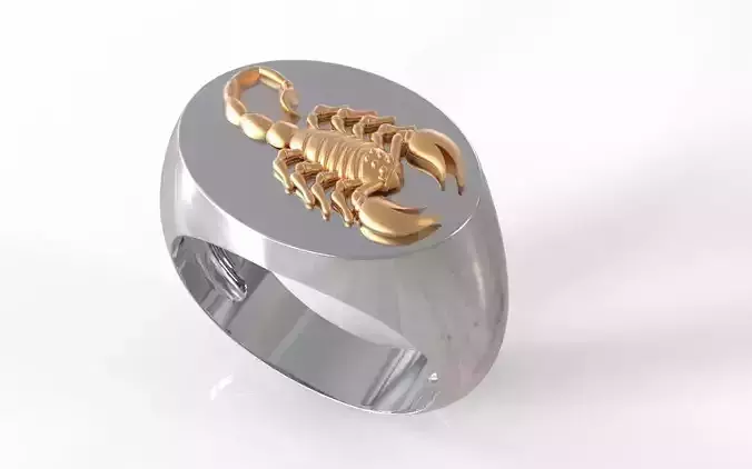 scorpio man ring