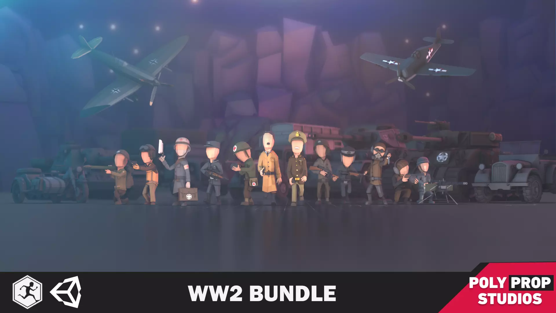 WW2 Polygon Bundle 3D Model Collection_0