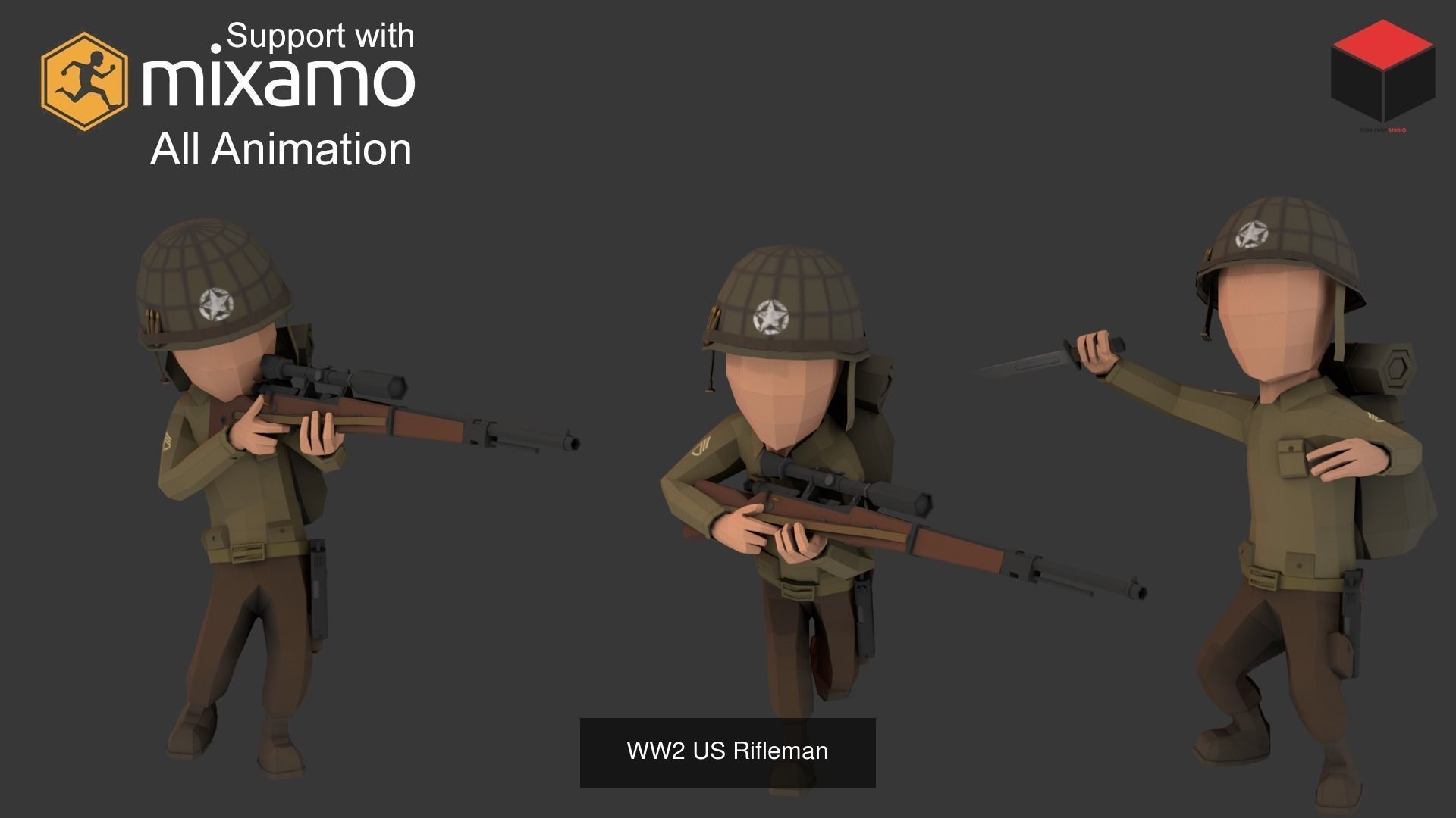 WW2 Polygon Bundle 3D Model Collection_8