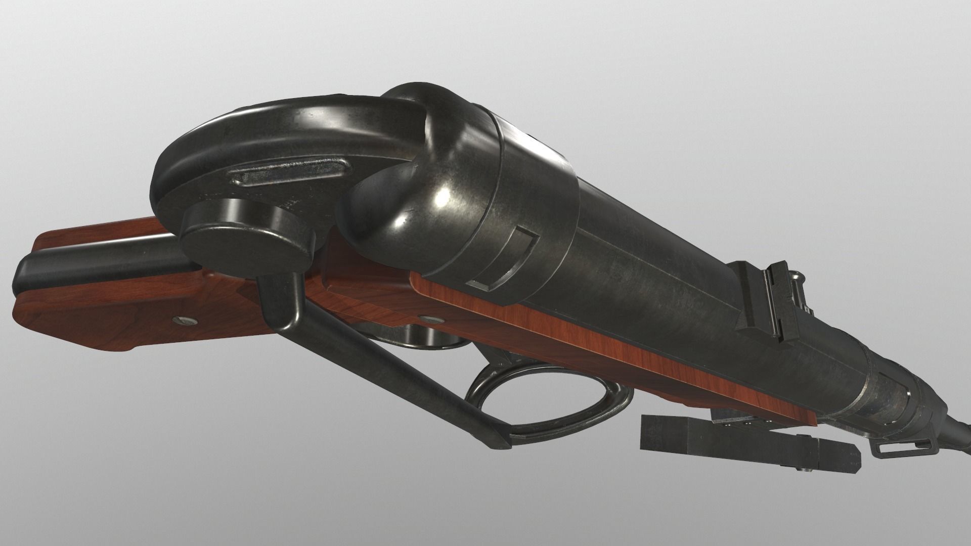 Assault rifle mp 40 3D model_9