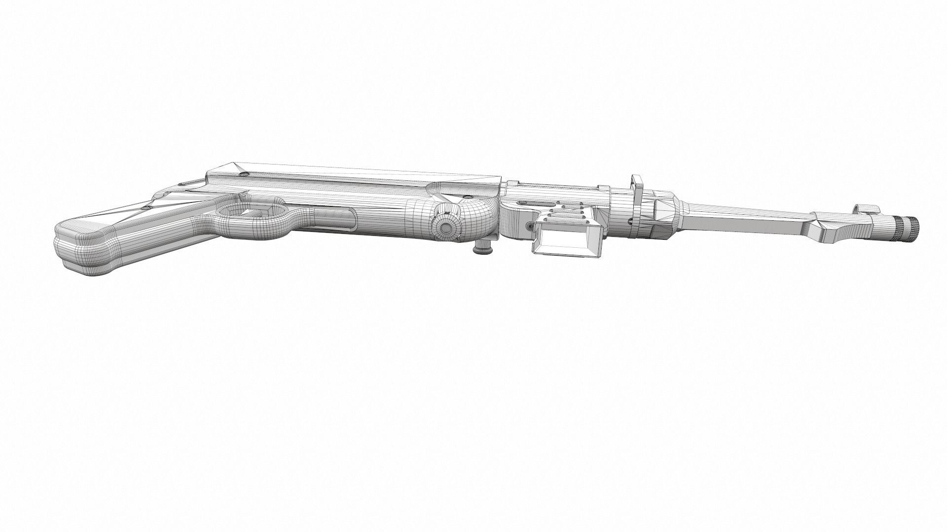 Assault rifle mp 40 3D model_19