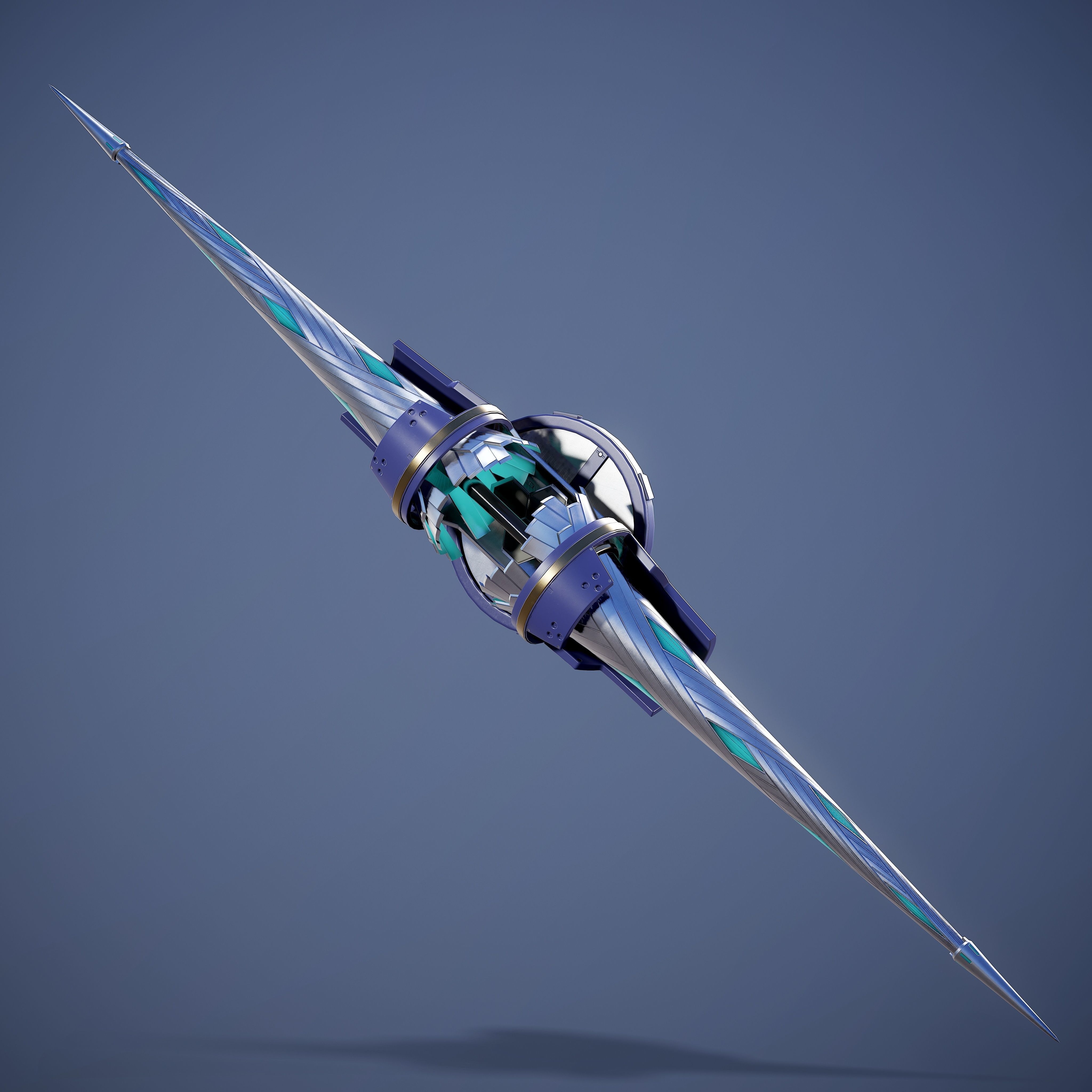 Mysterious Heroine XX - Game Ready Low-poly 3D model_25