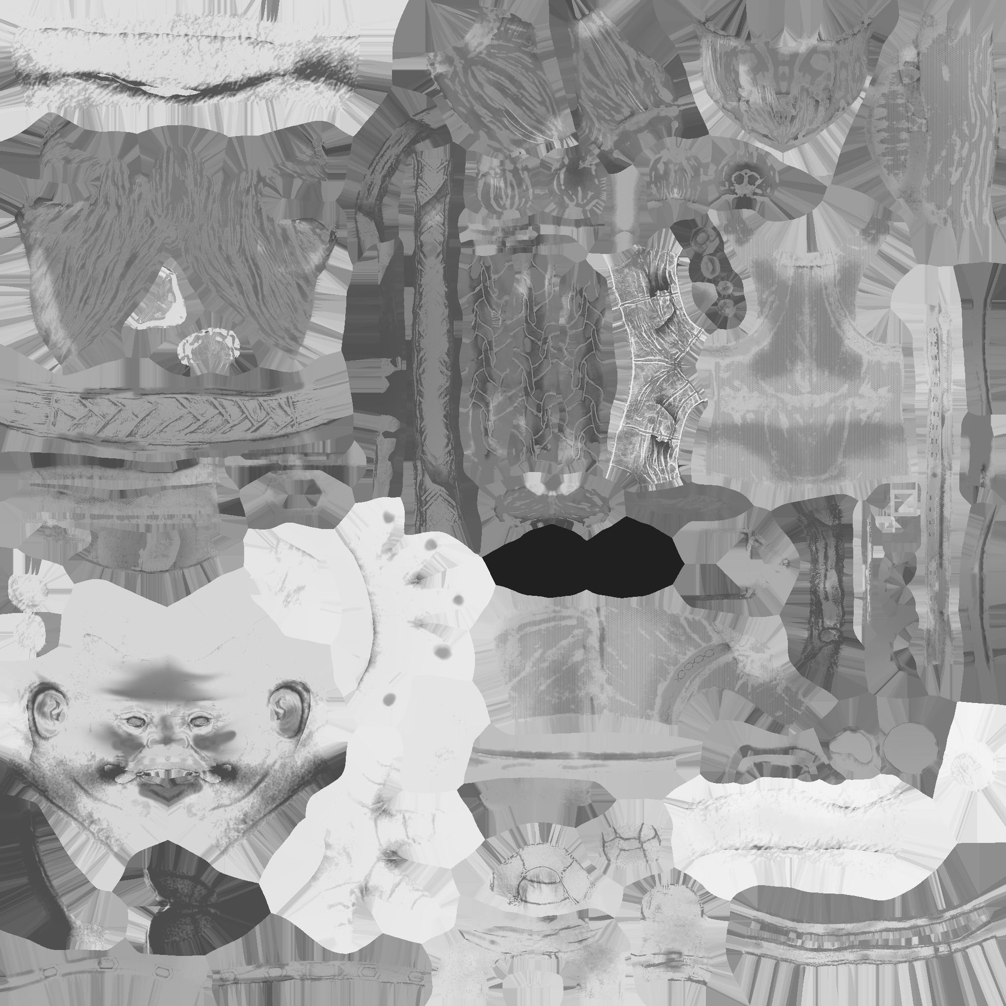 Forest Dwarf Low-poly 3D model_8