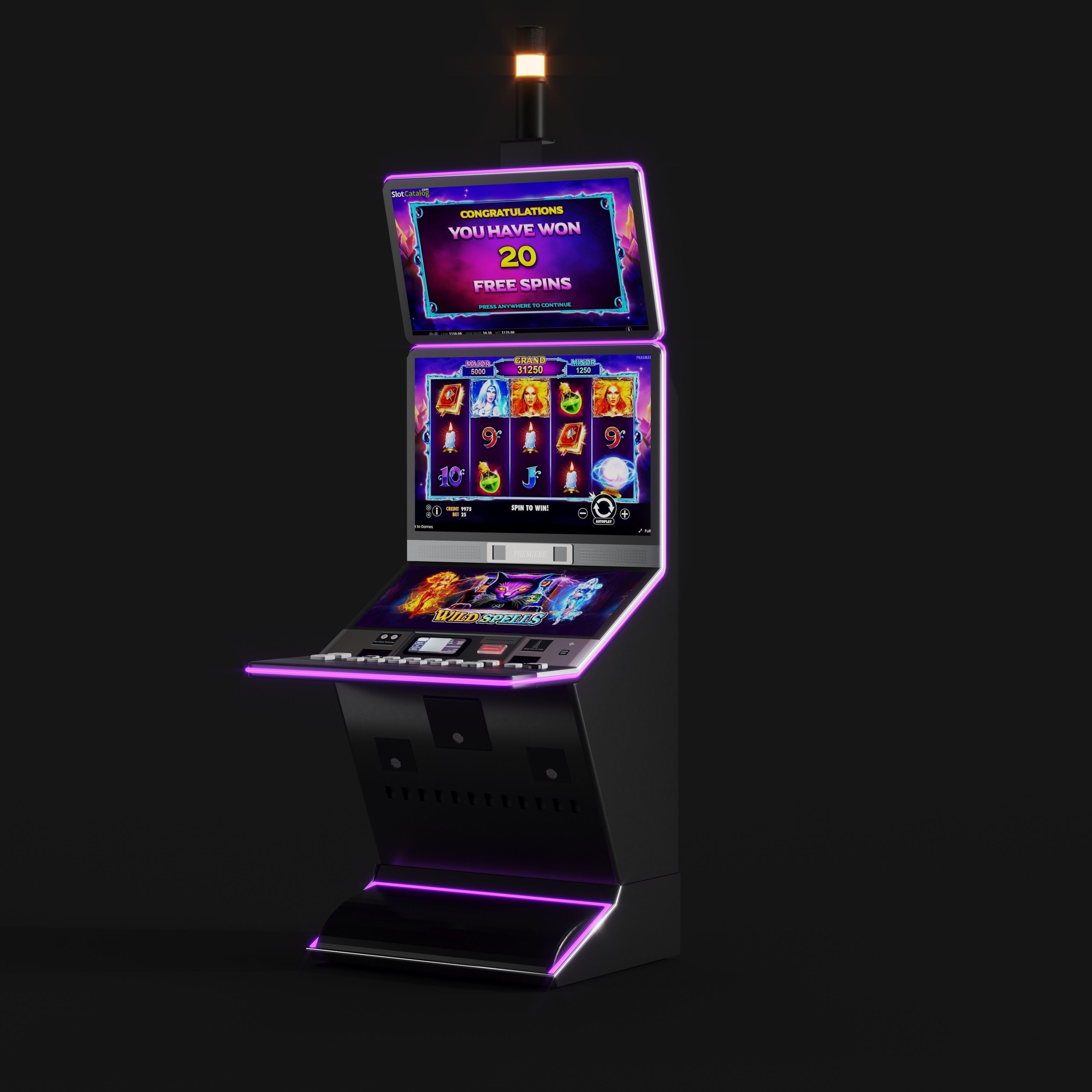 casino slot machine PACK 3D model_11