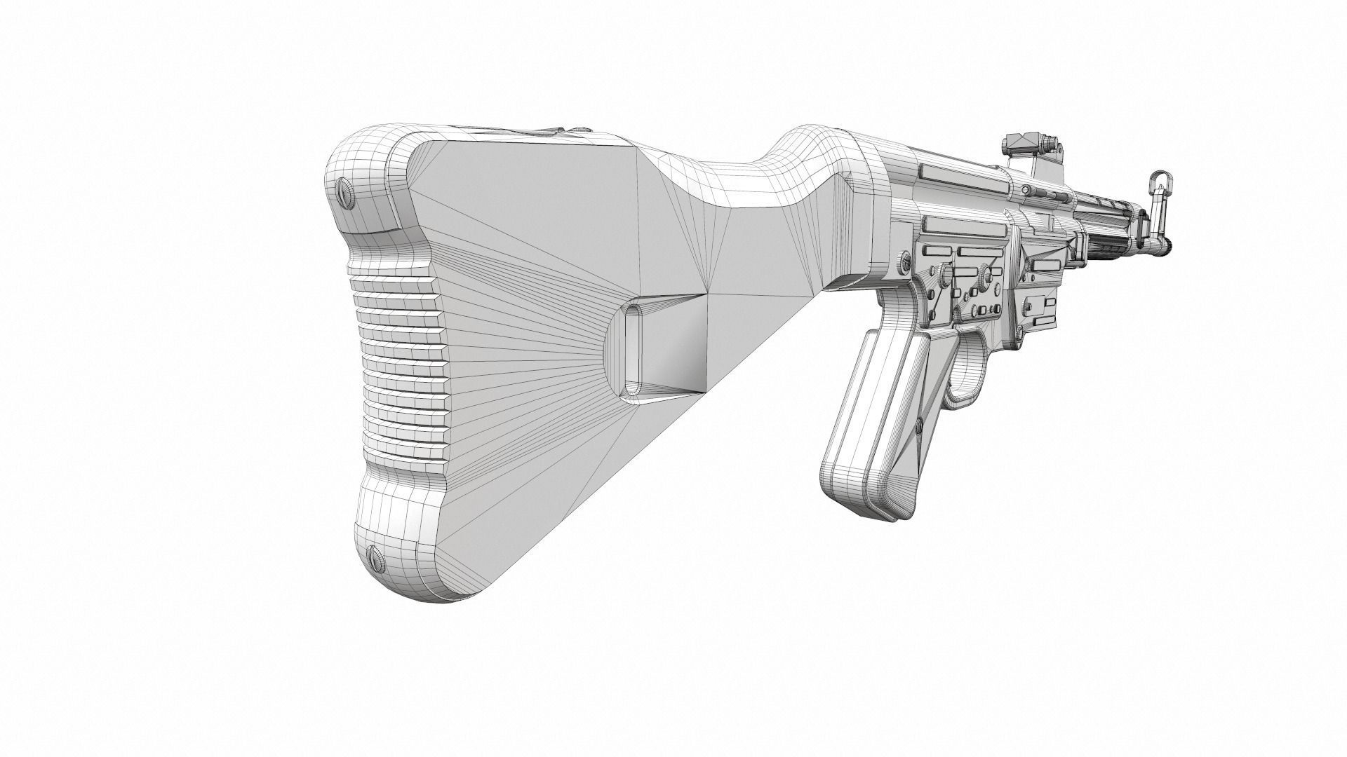 Assault rifle mp 44 3D model_18