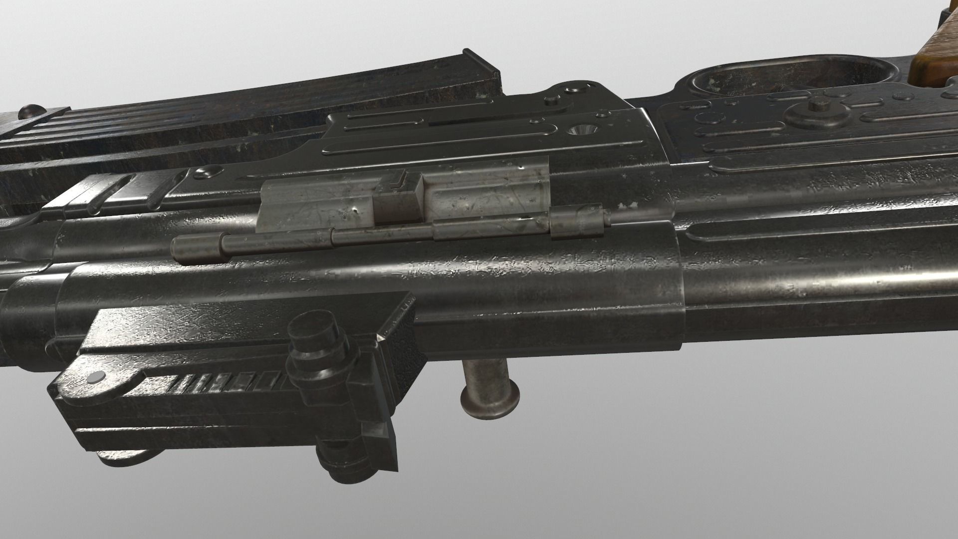 Assault rifle mp 44 3D model_15