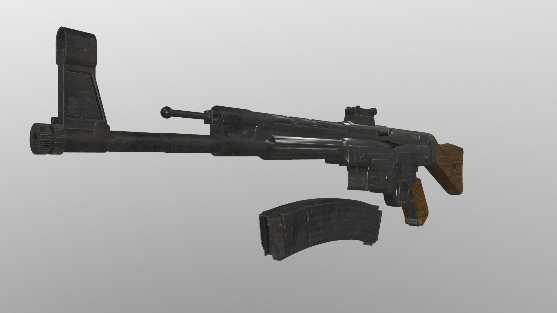 Assault rifle mp 44 3D model_10