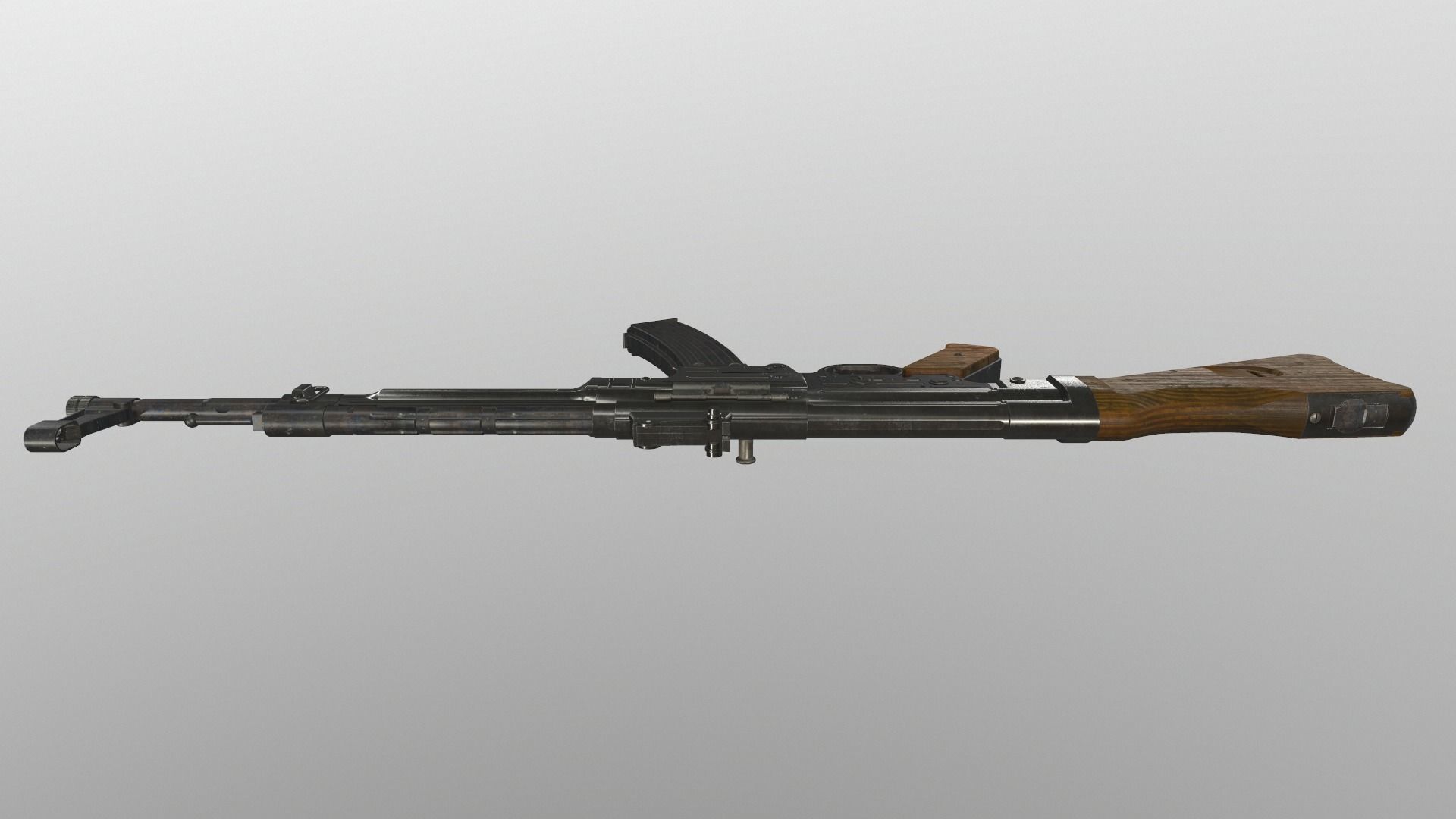 Assault rifle mp 44 3D model_3