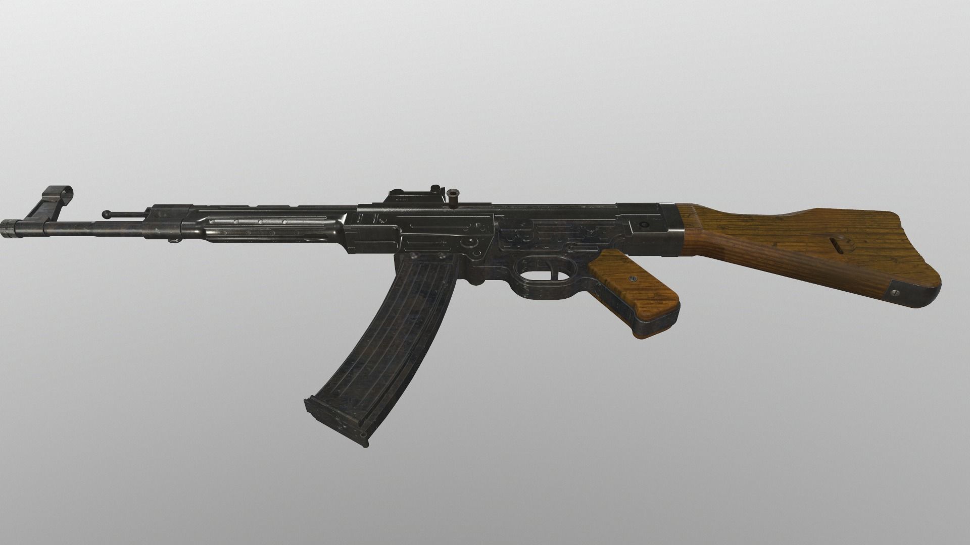 Assault rifle mp 44 3D model_2