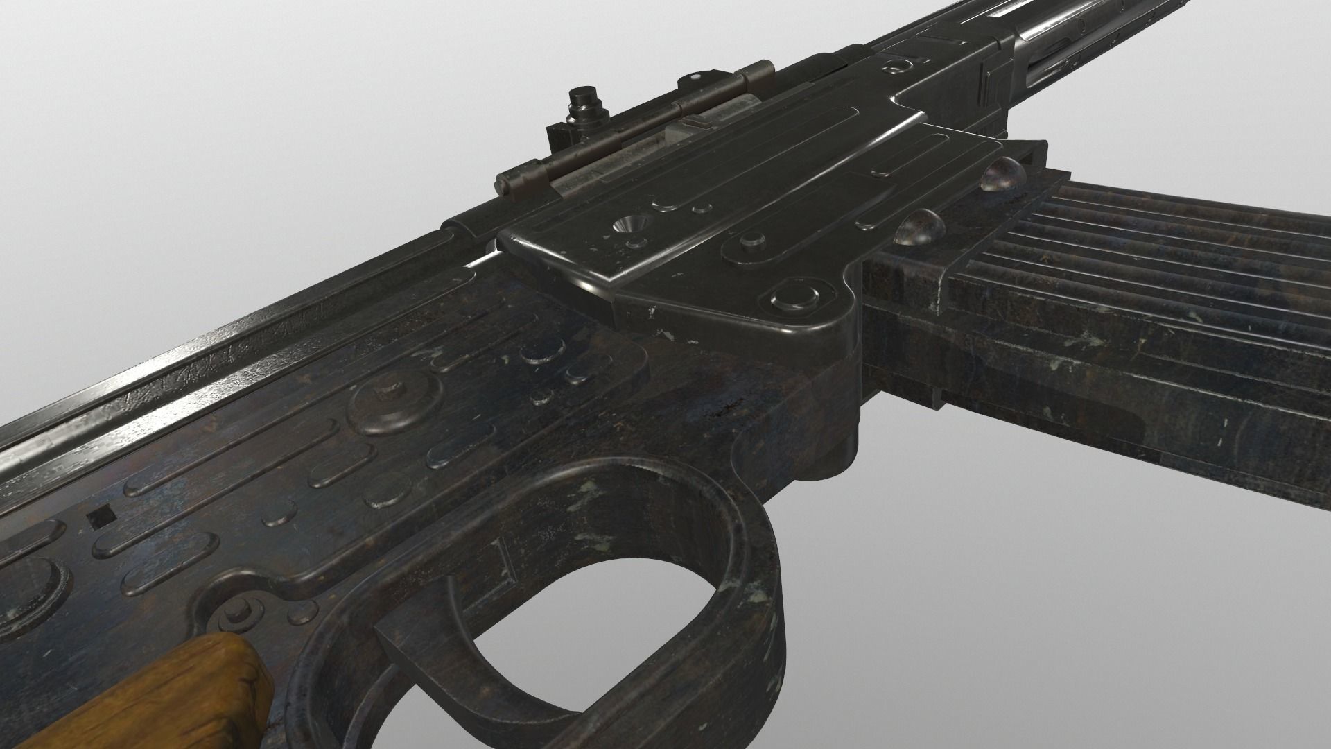 Assault rifle mp 44 3D model_6