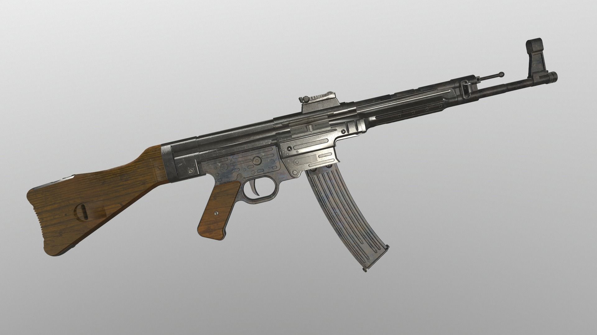 Assault rifle mp 44 3D model_4