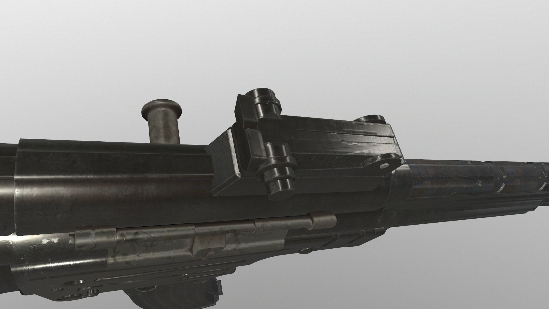 Assault rifle mp 44 3D model_8