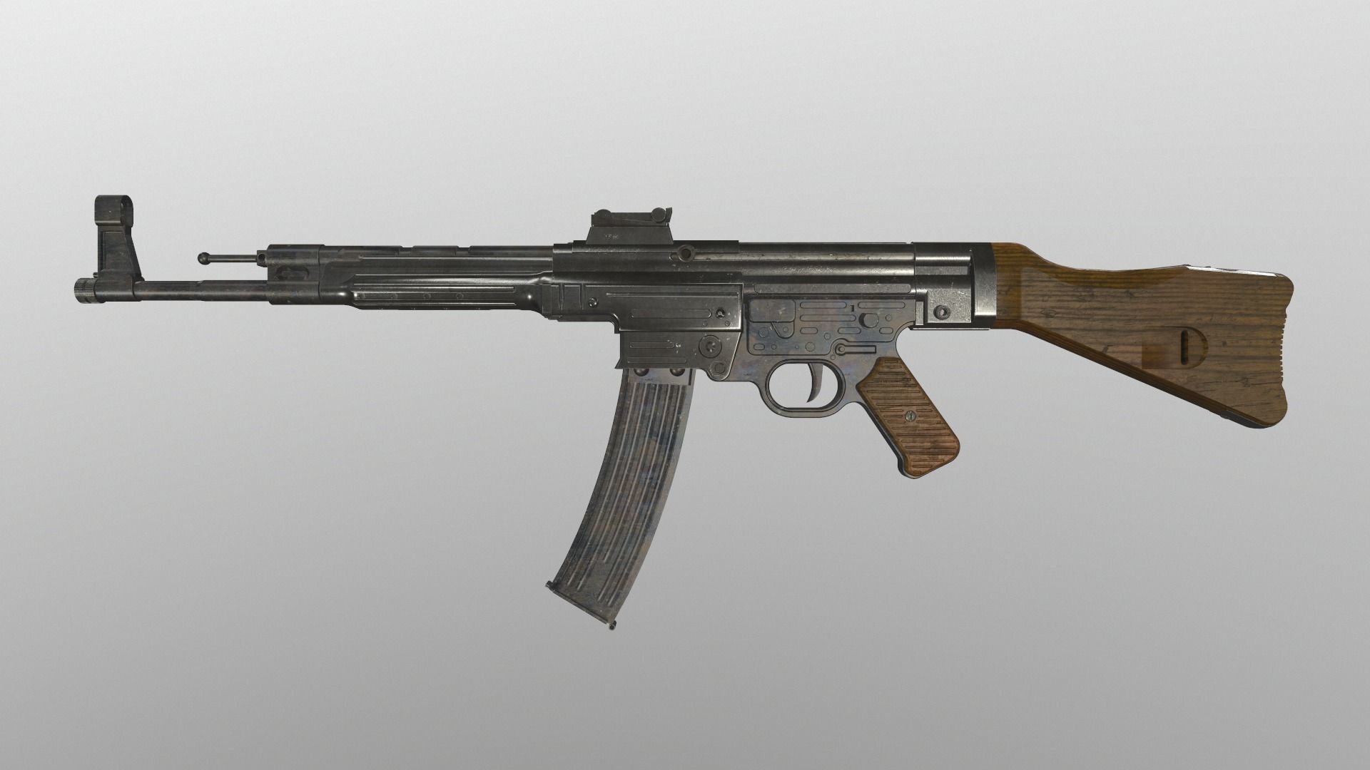 Assault rifle mp 44 3D model_1