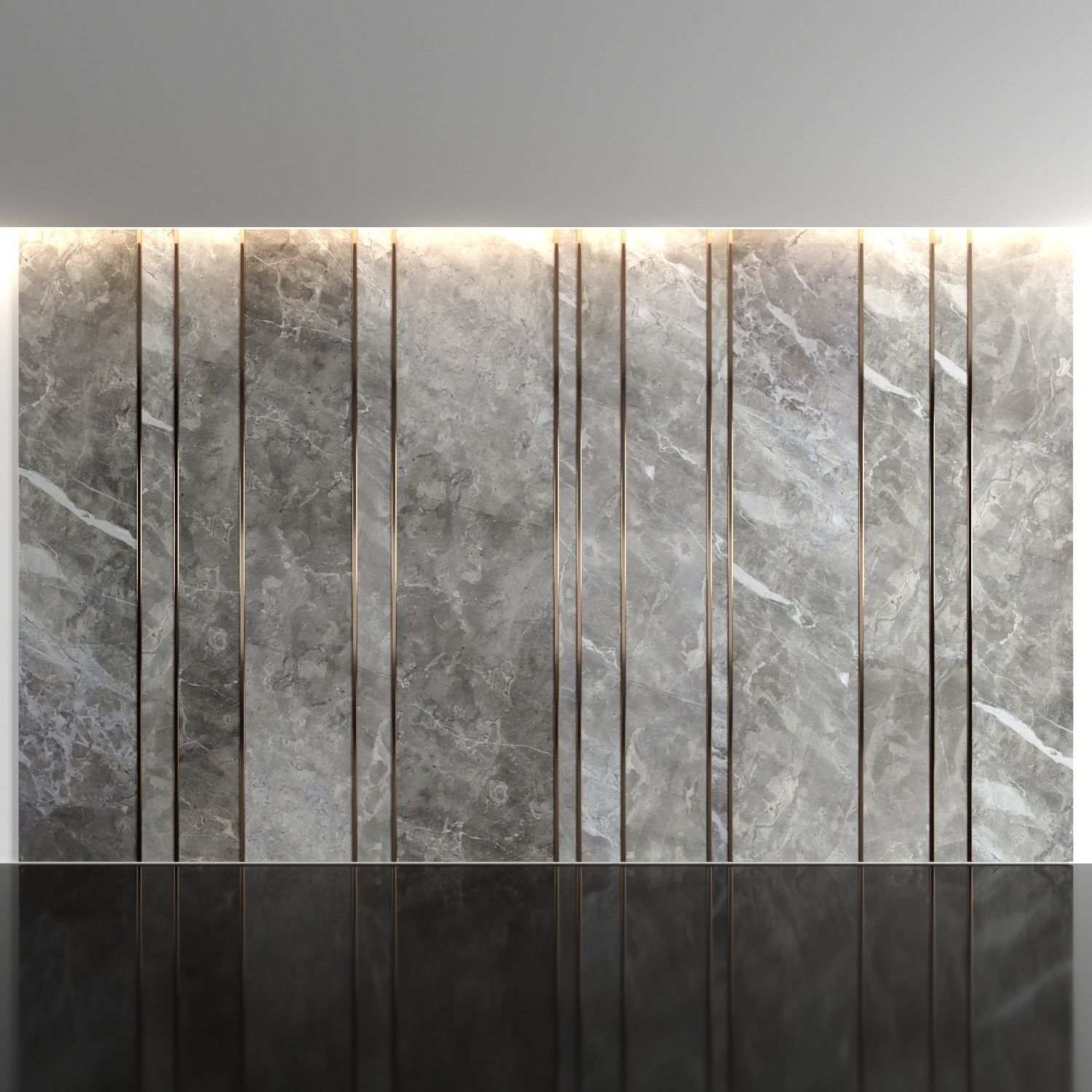 Marble panels 2 3D model_1