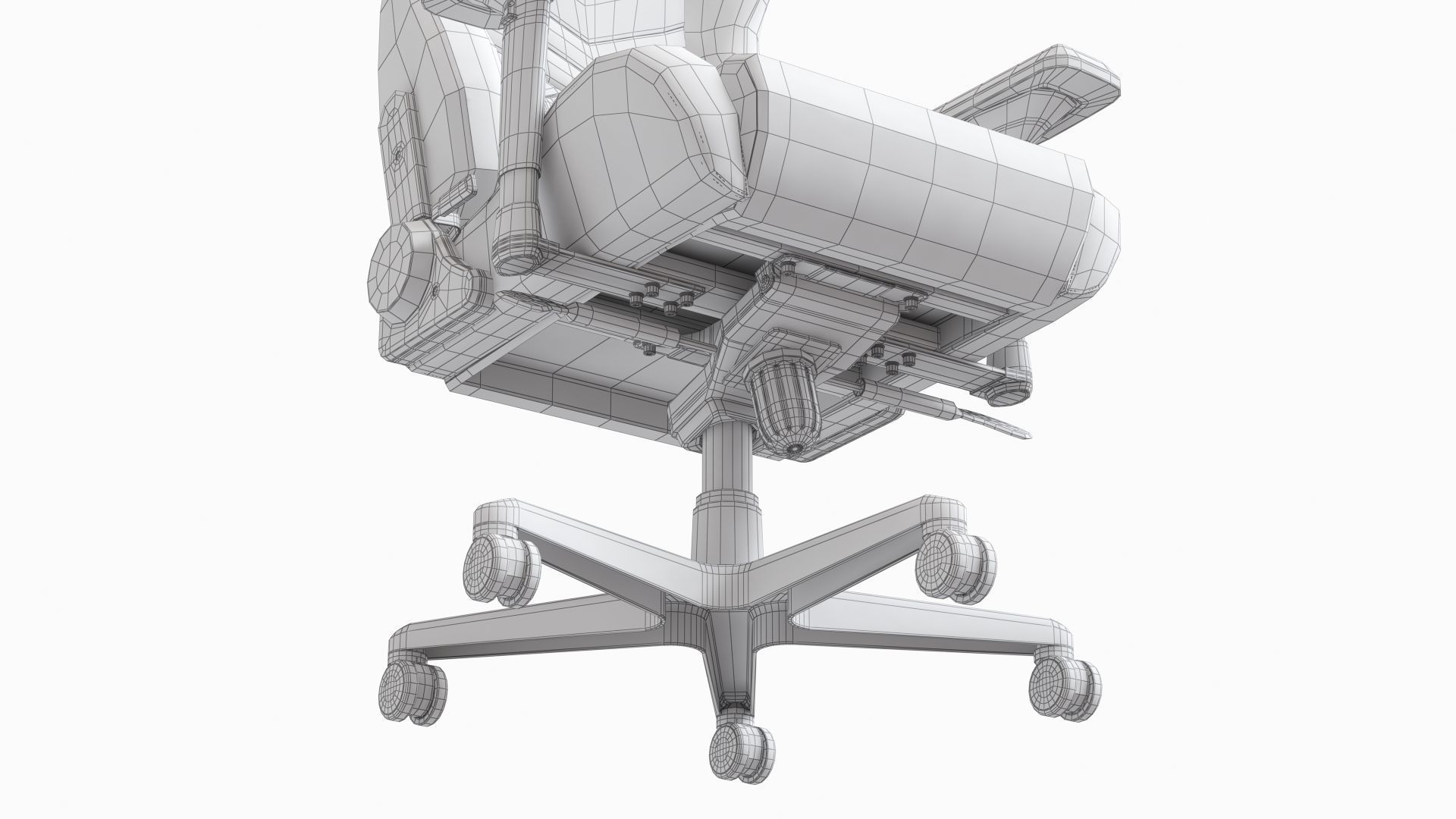 chair gaming 3D model_14