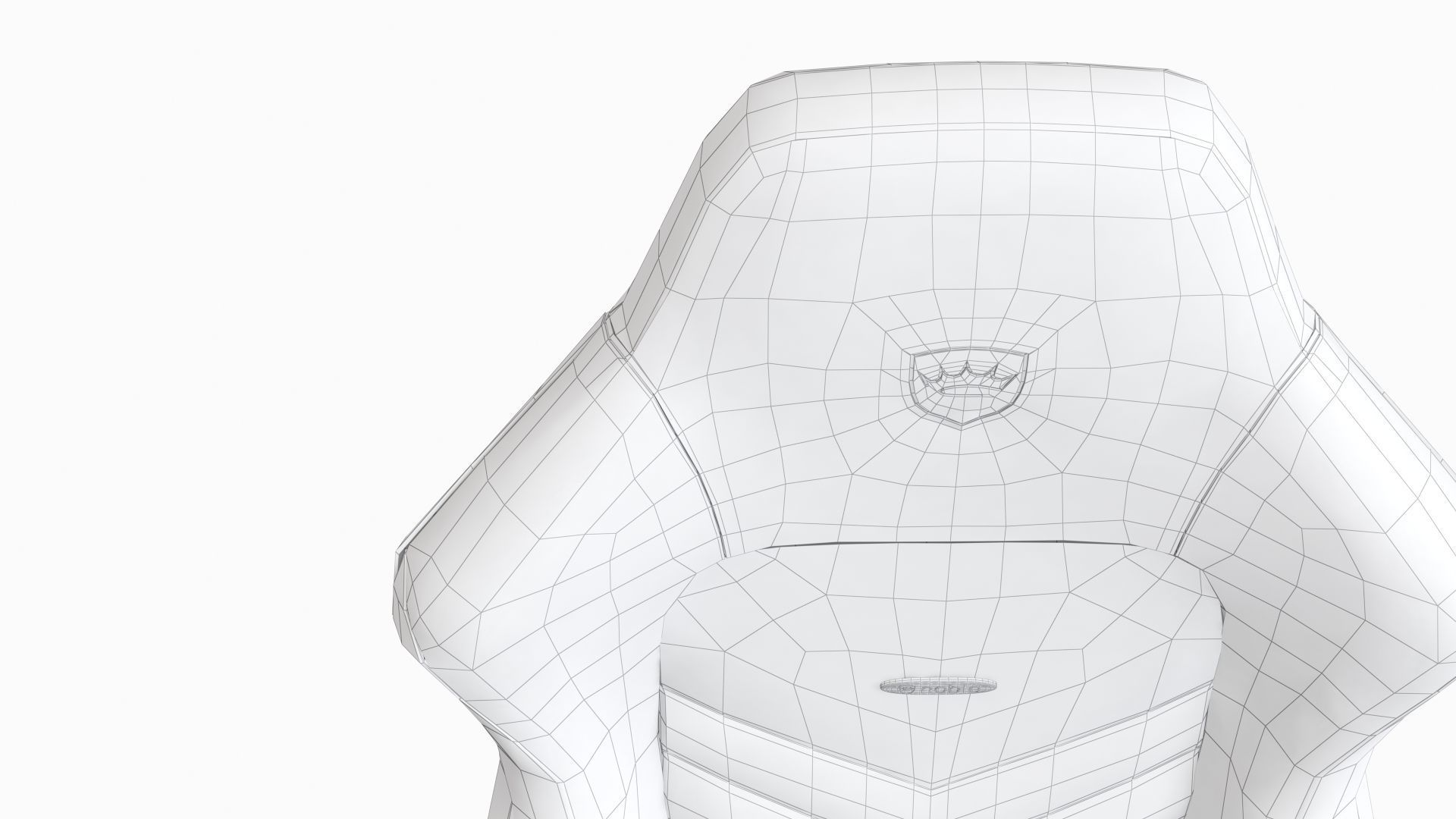 chair gaming 3D model_13