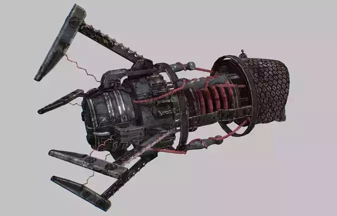 Gravity Manipulation Weapon 3D model