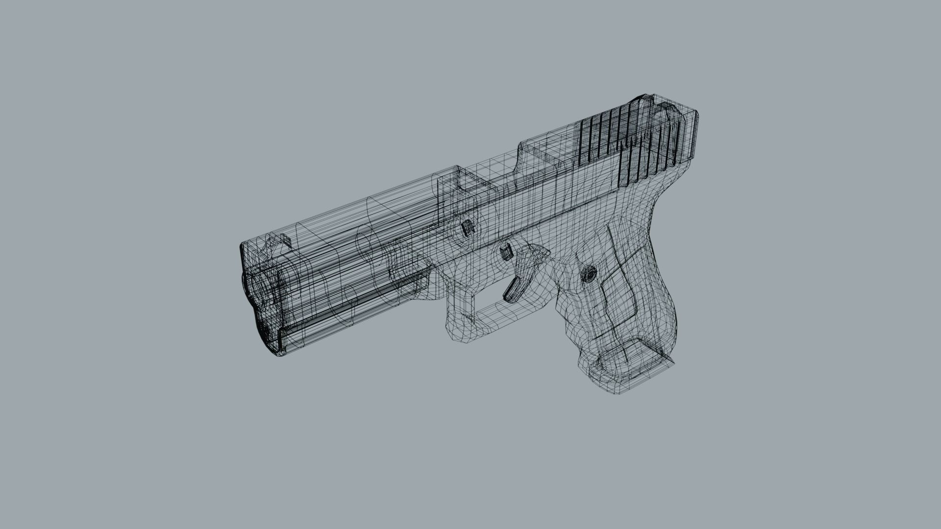 WEAPONS PACK Low-poly 3D model_4