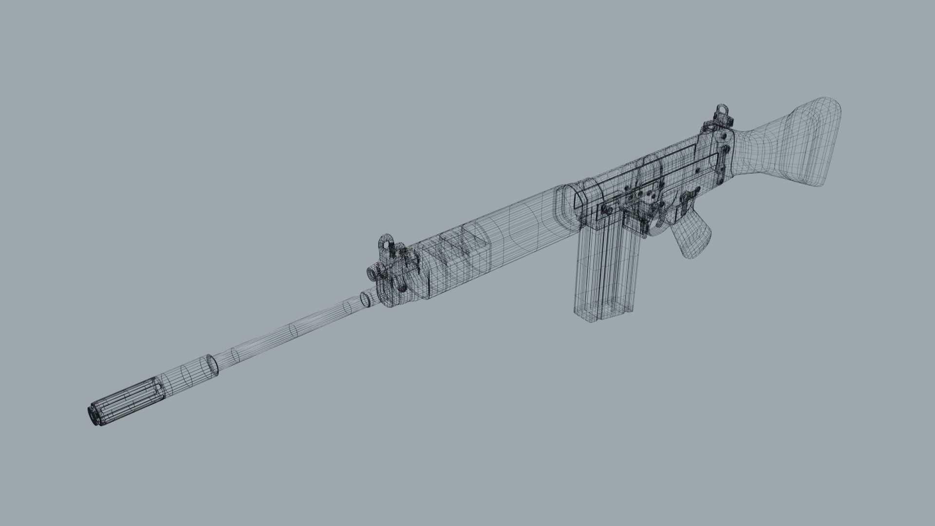 WEAPONS PACK Low-poly 3D model_3