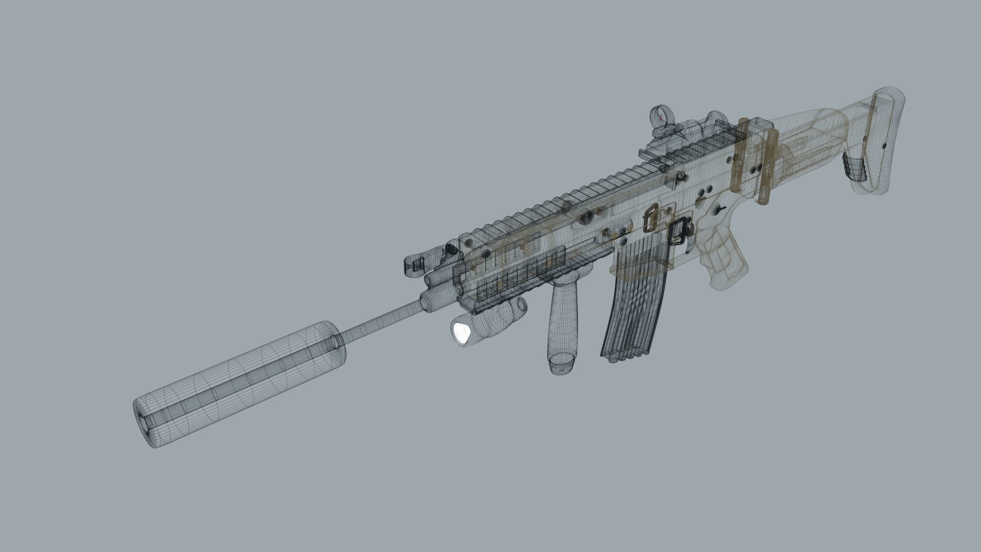 WEAPONS PACK Low-poly 3D model_6