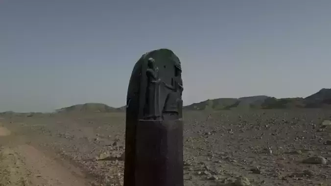 ASSYRIAN - STELE CODE OF HAMMURABI - 3D printing 3D print model