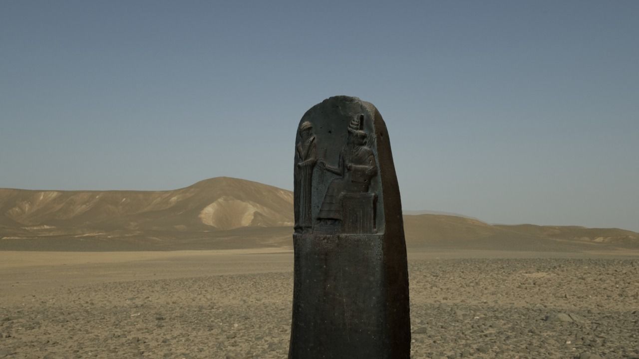 ASSYRIAN - STELE CODE OF HAMMURABI - 3D printing 3D model 3D printable ...