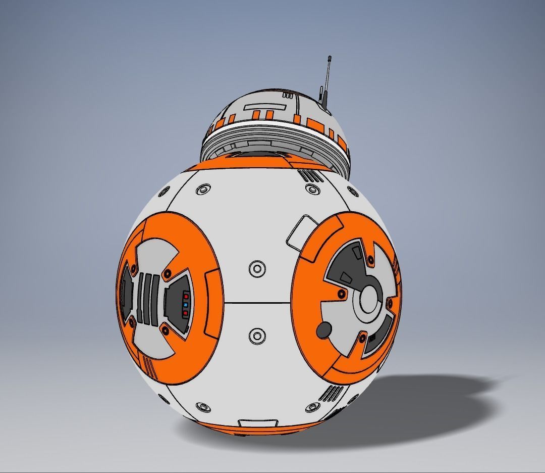 Star Wars BB-8 3D Print Ready Model Kit 3D print model_8
