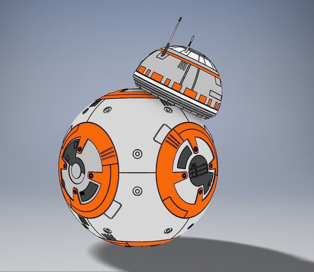 Star Wars BB-8 3D Print Ready Model Kit 3D print model_7