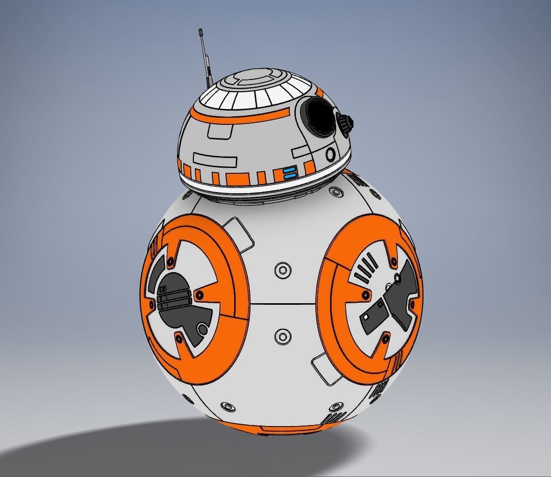 Star Wars BB-8 3D Print Ready Model Kit 3D print model_6