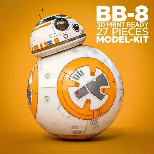 Star Wars BB-8 3D Print Ready Model Kit 3D print model