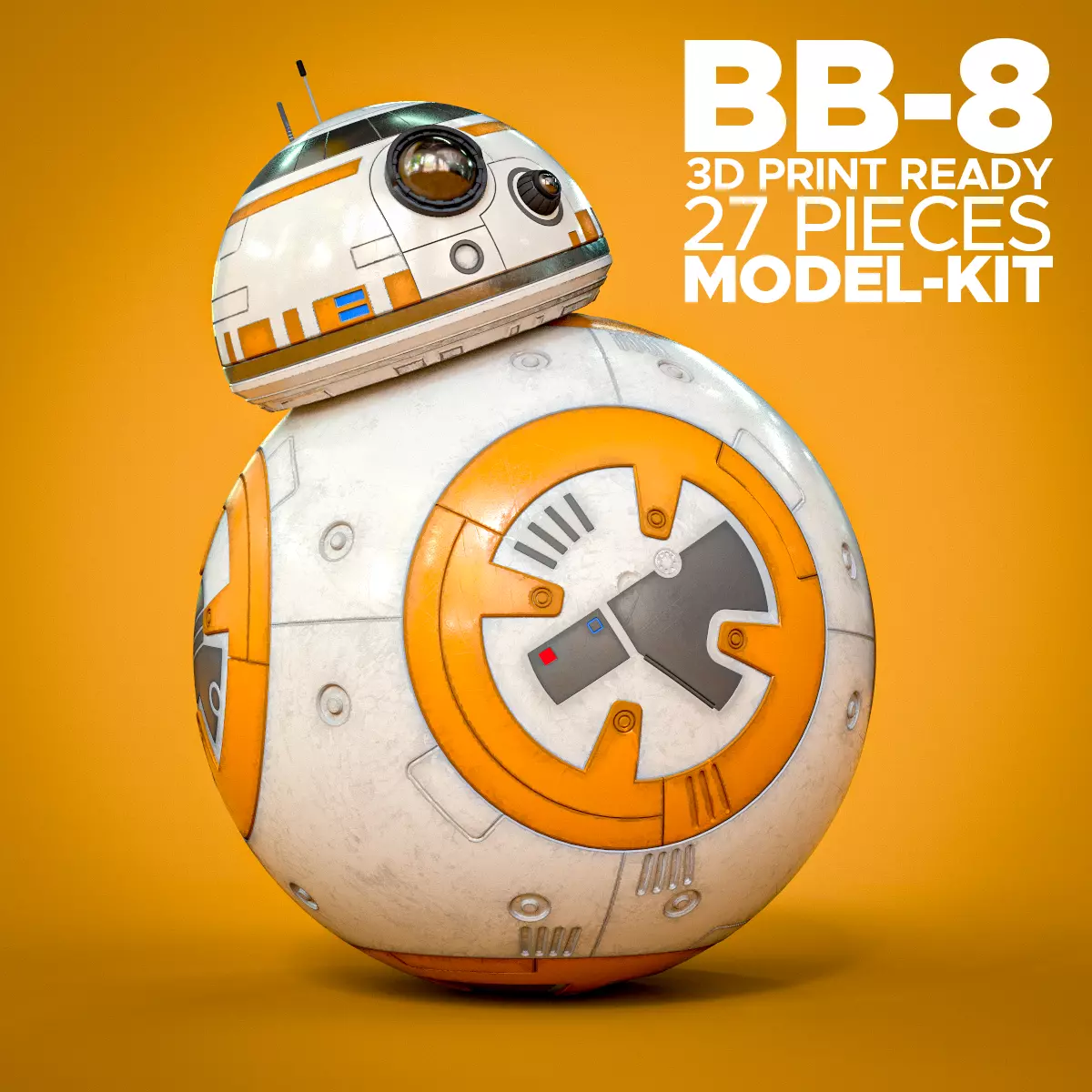 Star Wars BB-8 3D Print Ready Model Kit 3D print model_0