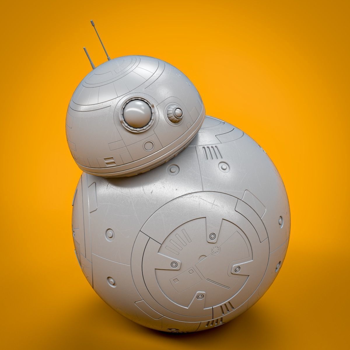 Star Wars BB-8 3D Print Ready Model Kit 3D print model_3