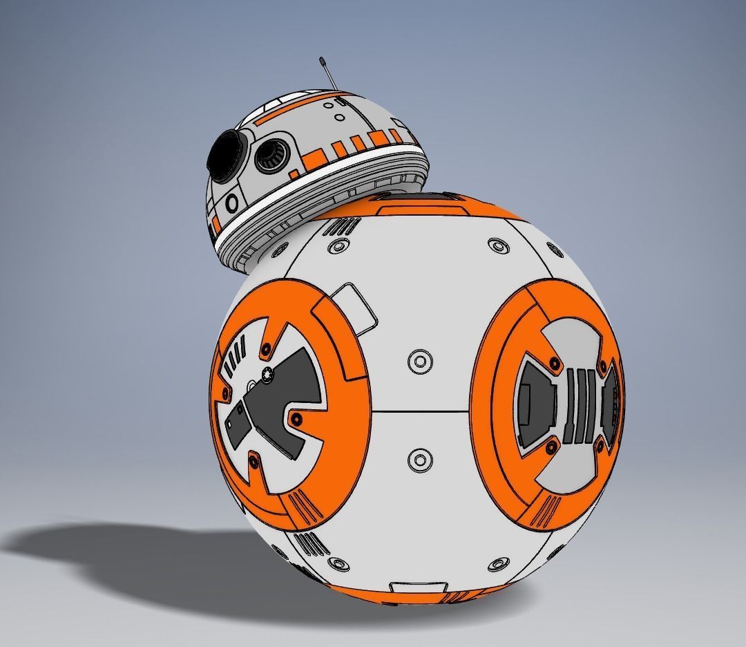 Star Wars BB-8 3D Print Ready Model Kit 3D print model_9