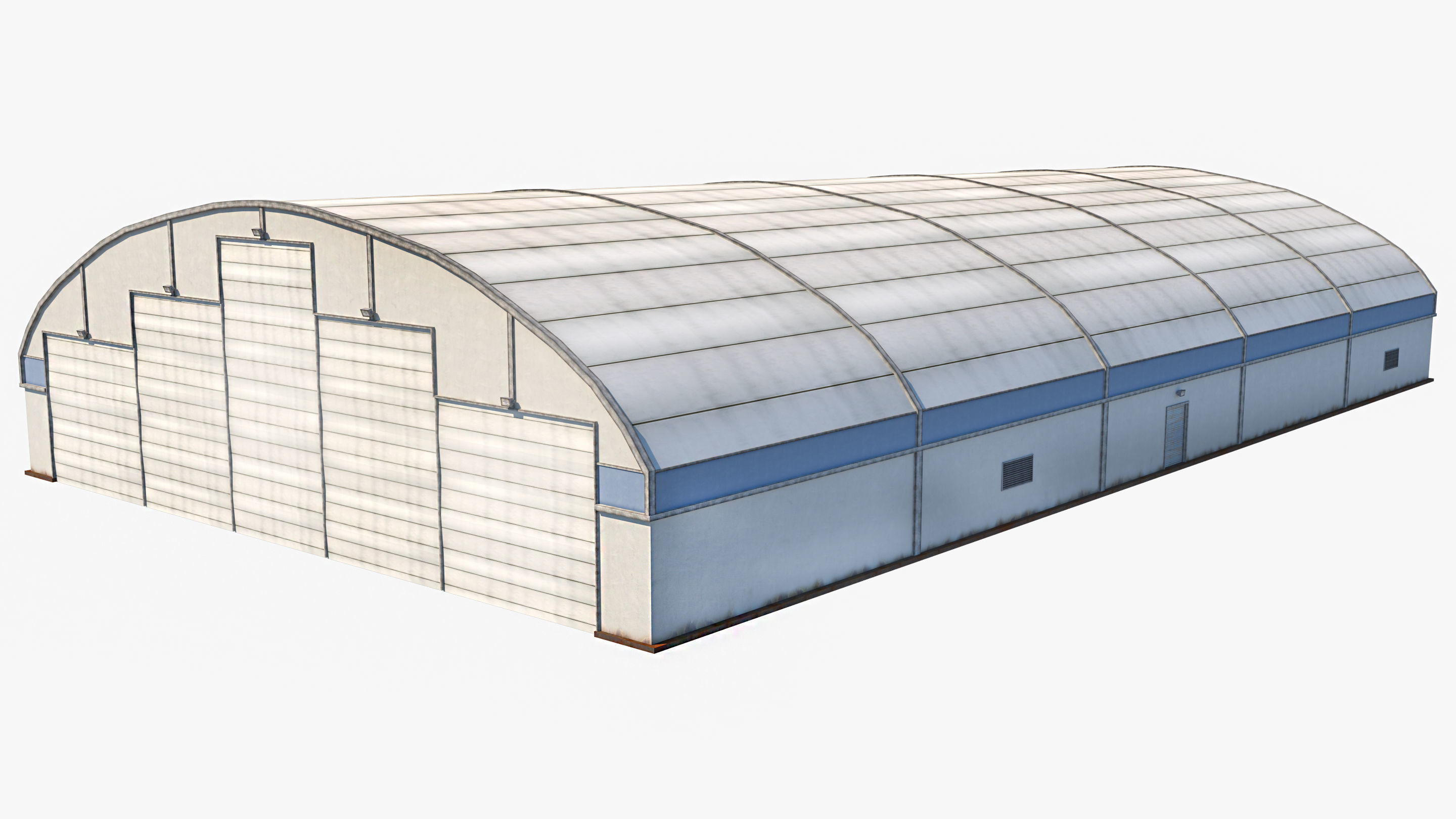 Military Airport - Scene model Low-poly 3D model_13