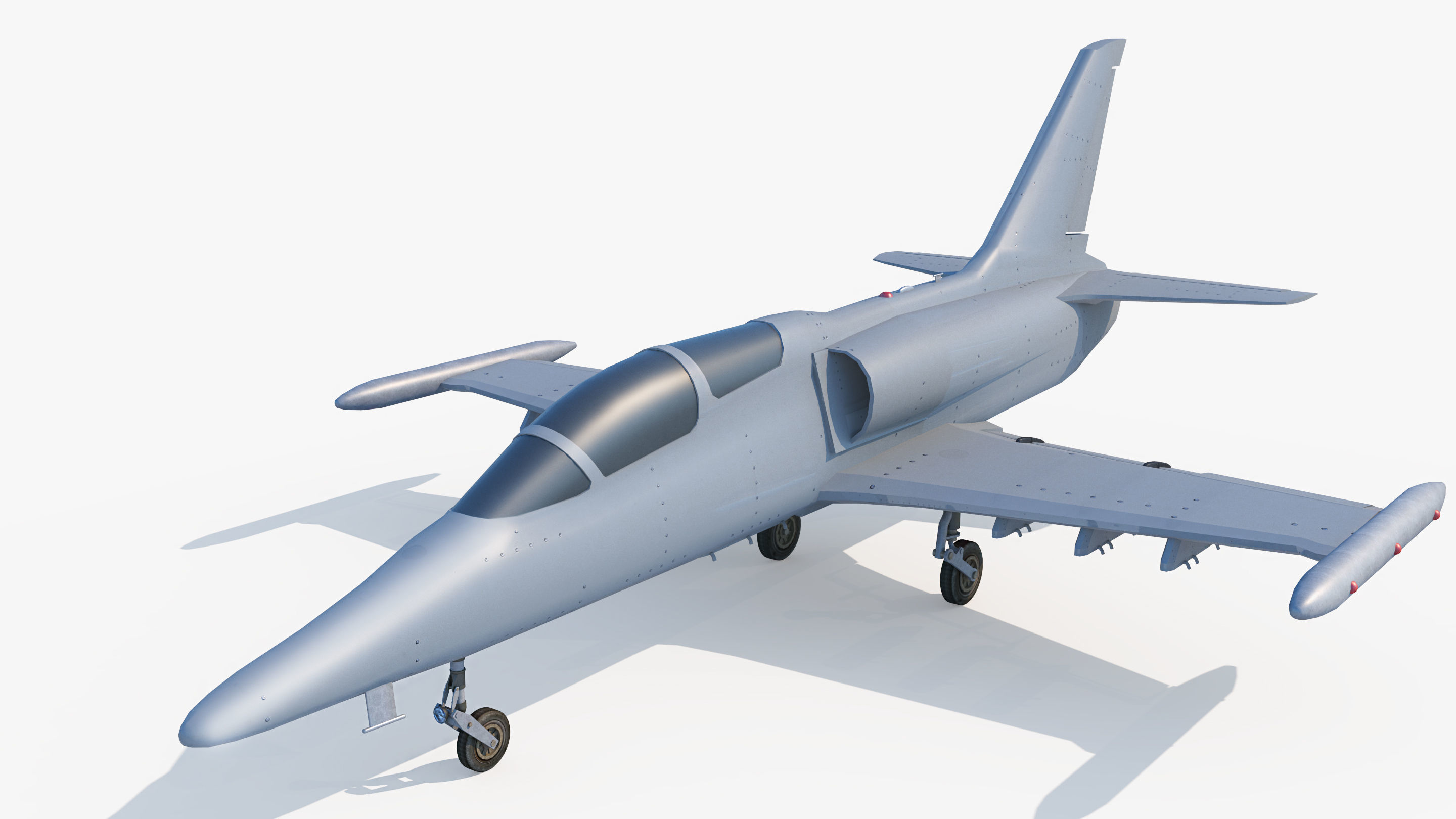 Military Airport - Scene model Low-poly 3D model_16