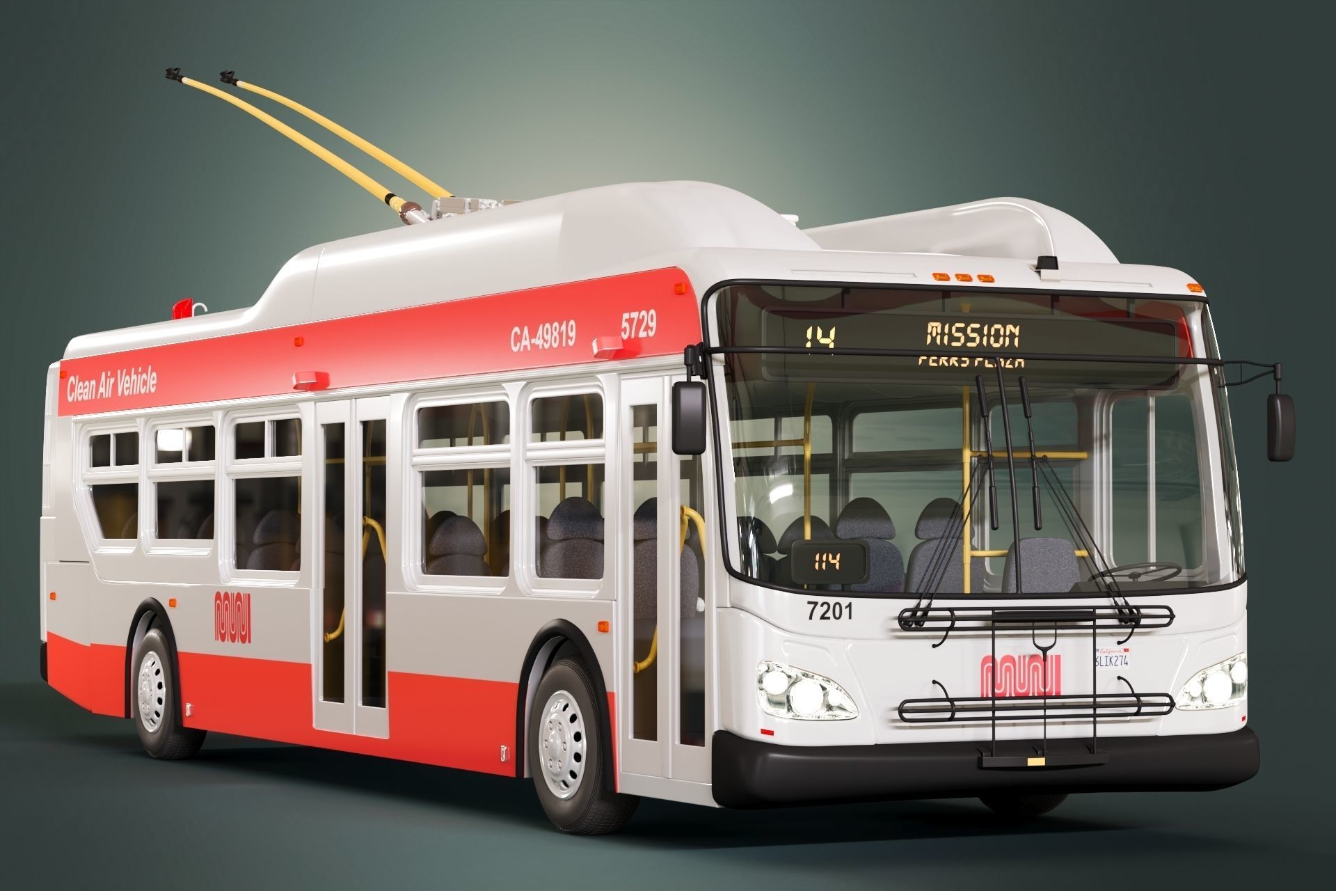 San Francisco Trolleybus Short SFMTA