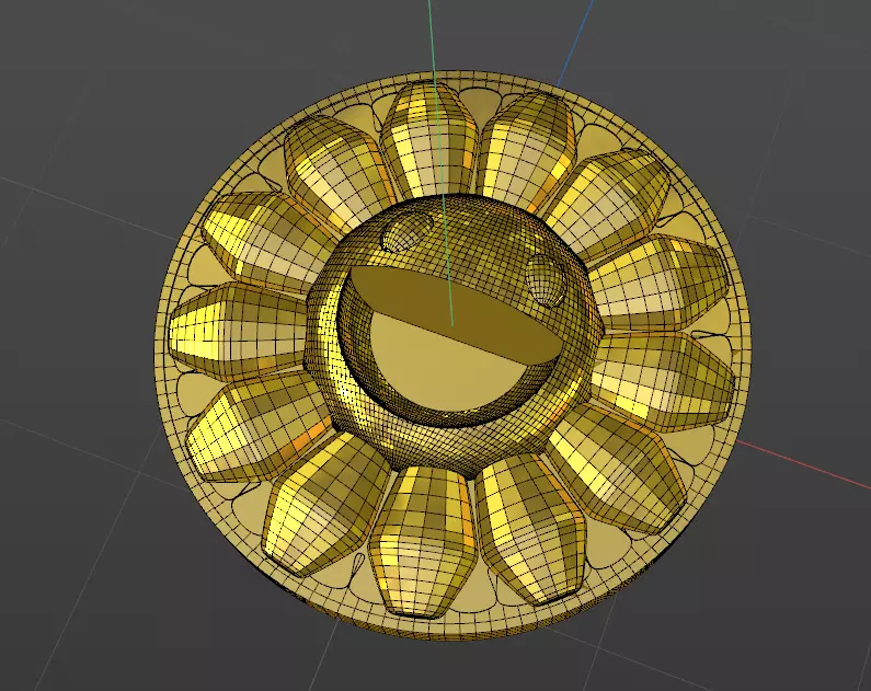 murakami coin Free 3D print model_0